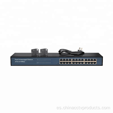 Interruptor de red Ethernet OEM Ethernet de 24 puertos de 100 mbps (SW24FE)